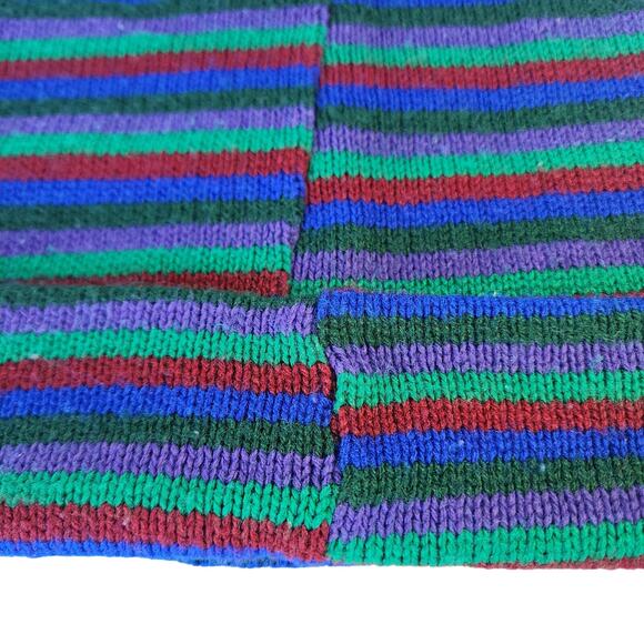 Stussy long border skater surfer beanie red blue green purple 15" Slouchy - Picture 3 of 10